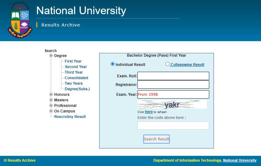 Degree 1st Year Result-NU Degree 1st Year Result 2024-National University Degree 1st Year Result 2024-NU Degree Pass Course 1st Year Exam Result-NU Degree First Year Result National University-How to check degree 1st year result-Online Degree 1st Year Result-Degree 1st Year 2024 Exam Result 2024-Degree 1st Year Result through SMS-Degree 1st Year Result CGPA/Grading System-National University Degree 1st Year Examination result-Degree 1st Year Result Recruitment-www.nu.ac.bd result 2024-NU Result-Degree 1st Year Result 2024 date-প্Degree 1st Year Result published date-nu.bd.info result-NU ac bd 1st Year Result-How to check nu result-How to check nu 1st year result by SMS-How can I check my National University Admission Result 2024-NU ac bd result with Marksheet-ডিগ্রি প্রথম বর্ষের রেজাল্ট দেখব কিভাবে-ডিগ্রি ১ম বর্ষের রেজাল্ট ২০২৪-ডিগ্রি ১ম বর্ষের রেজাল্ট ২০২২ কবে দিবে-ডিগ্রি ১ম বর্ষের রেজাল্ট দেখার নিয়ম-ডিগ্রি ১ম বর্ষের রেজাল্ট দেখার লিংক-degree result